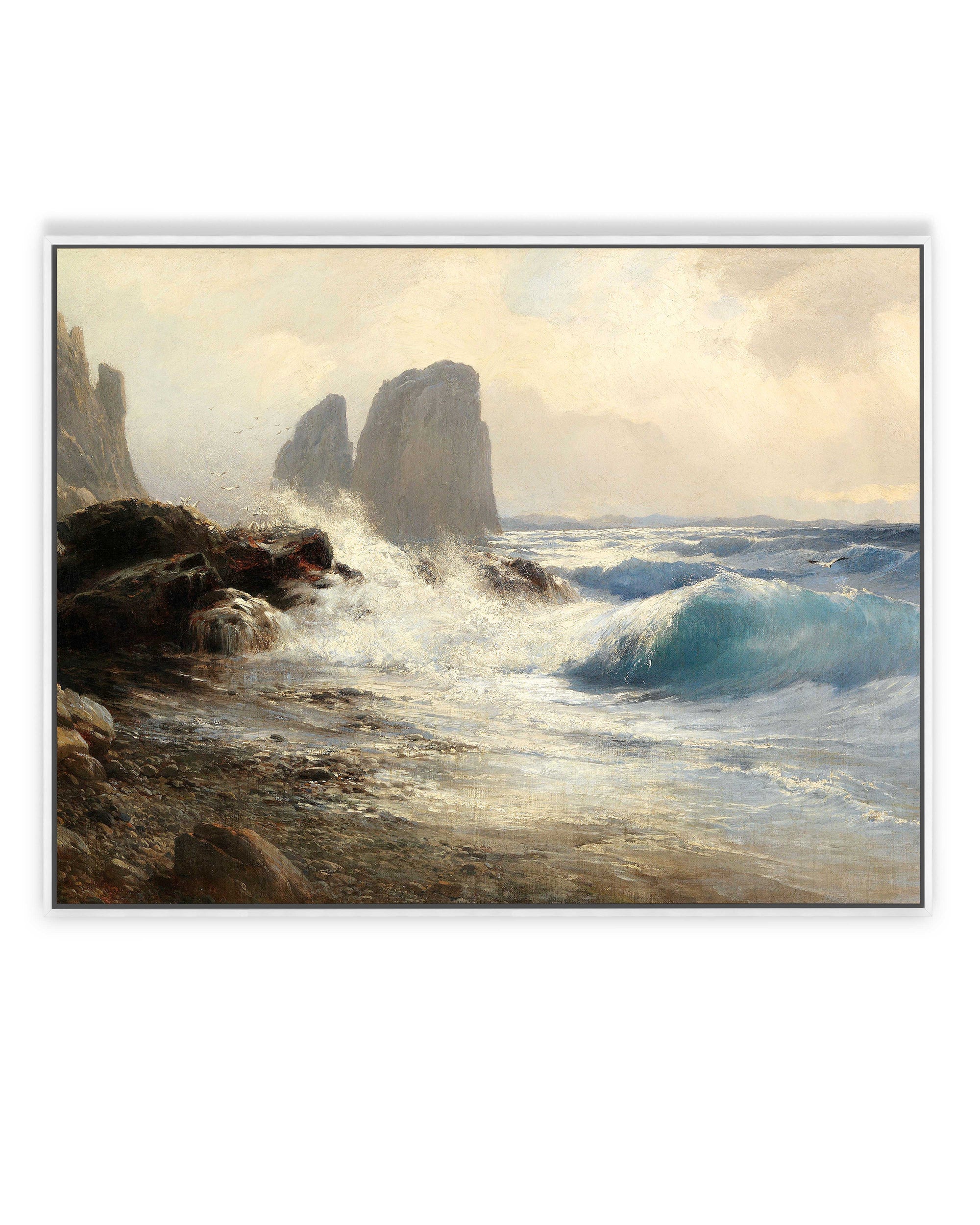 Die Faraglioni-Felsen vor der Küste von Capri (1874)