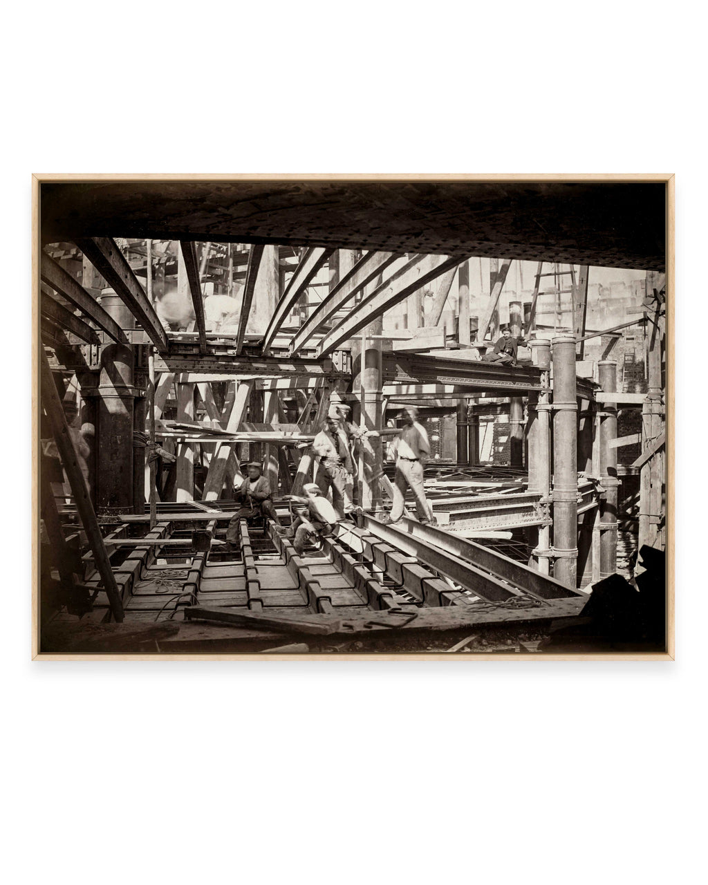 Workers on Girders of Auditorium, Paris Opera (1867)