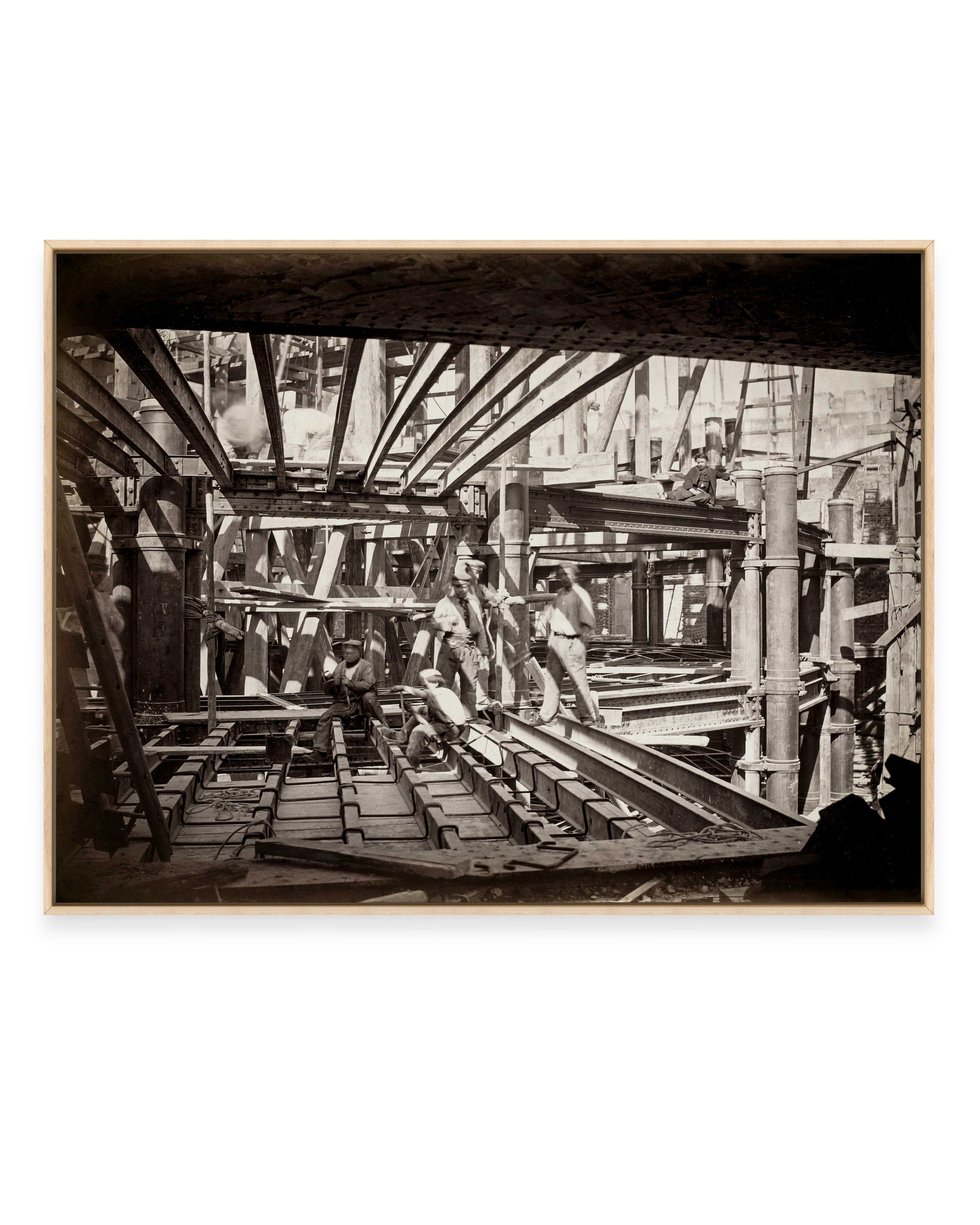 Workers on Girders of Auditorium, Paris Opera (1867)