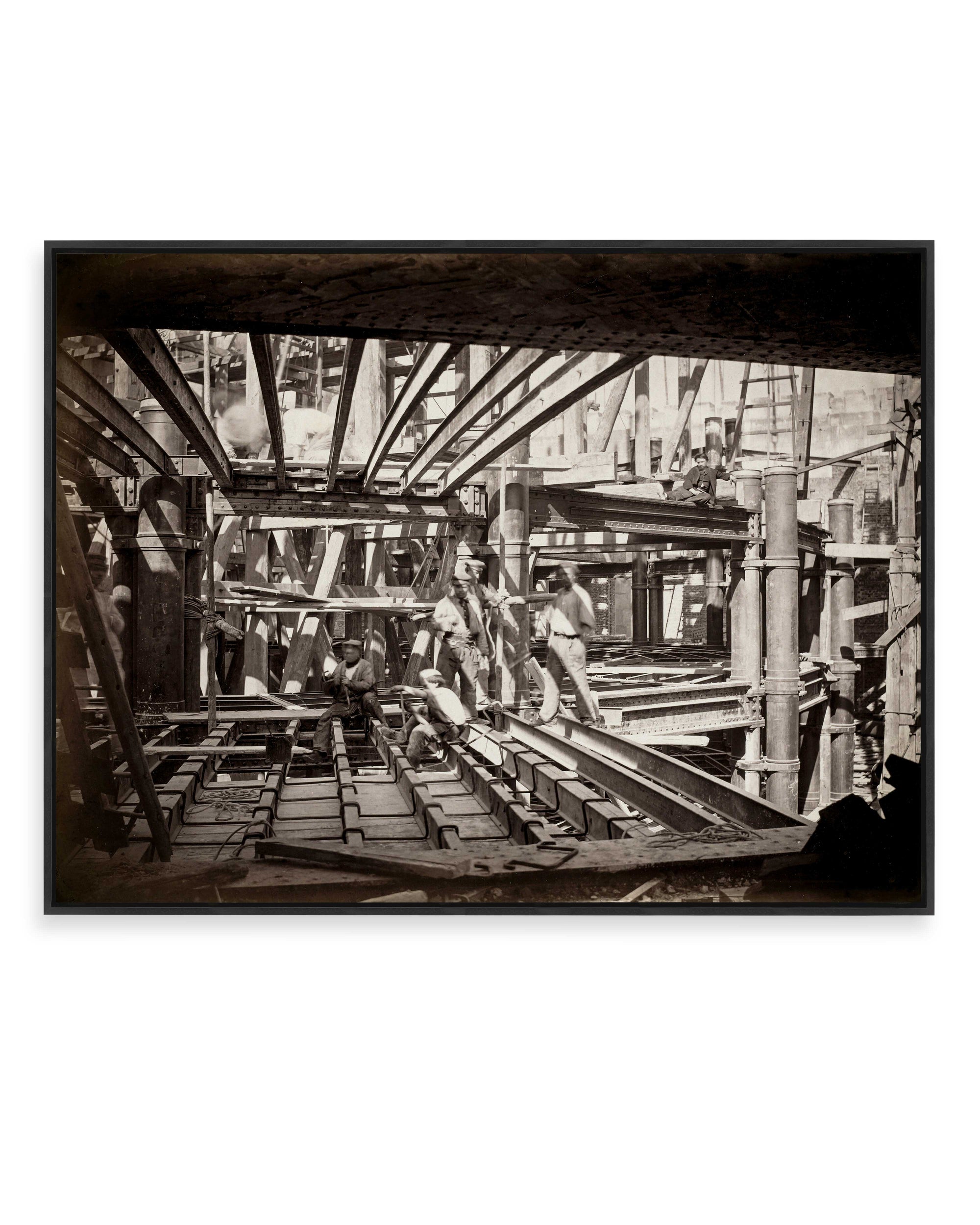 Workers on Girders of Auditorium, Paris Opera (1867)