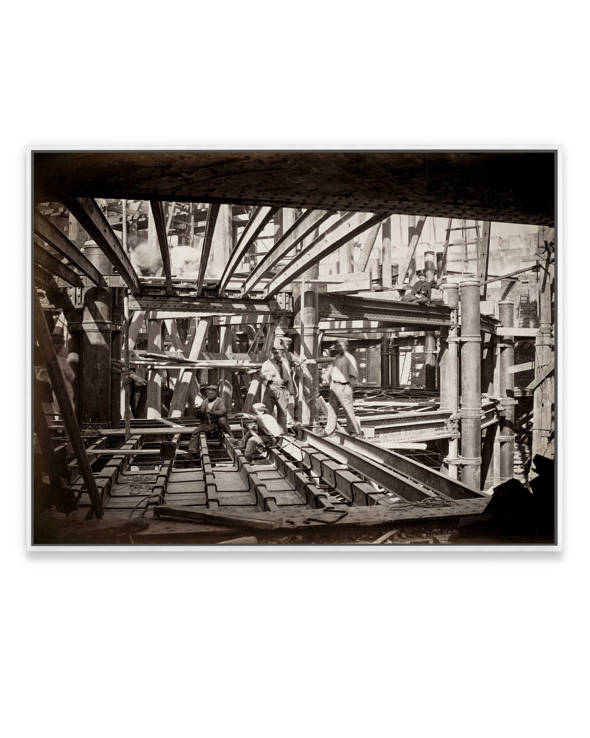 Workers on Girders of Auditorium, Paris Opera (1867)