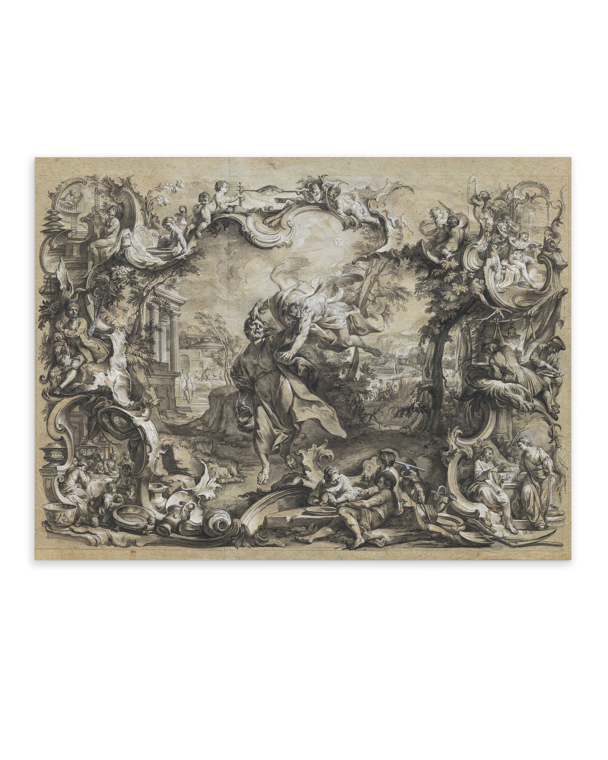 The Angel Carrying Off Habakkuk (1750)