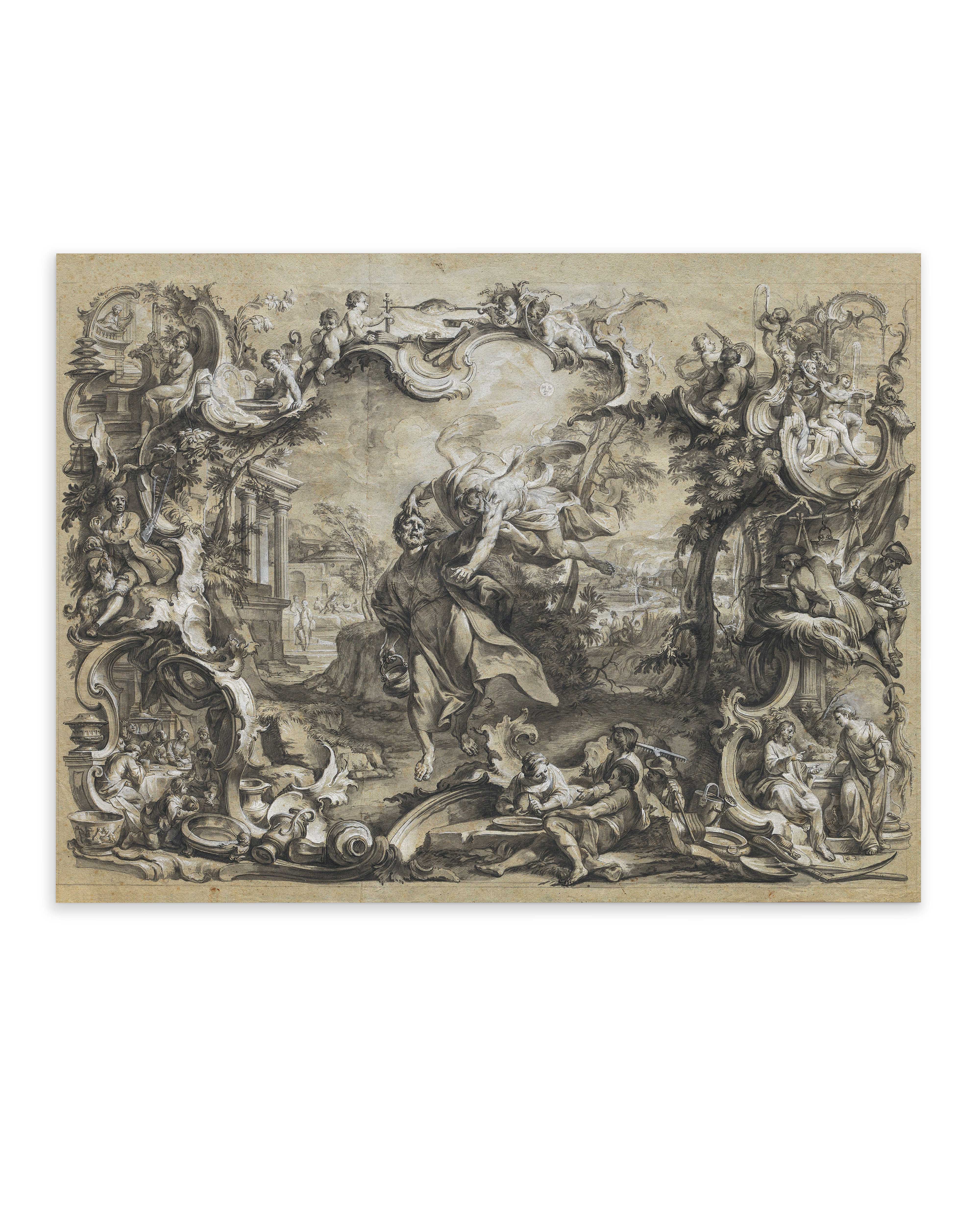 The Angel Carrying Off Habakkuk (1750)