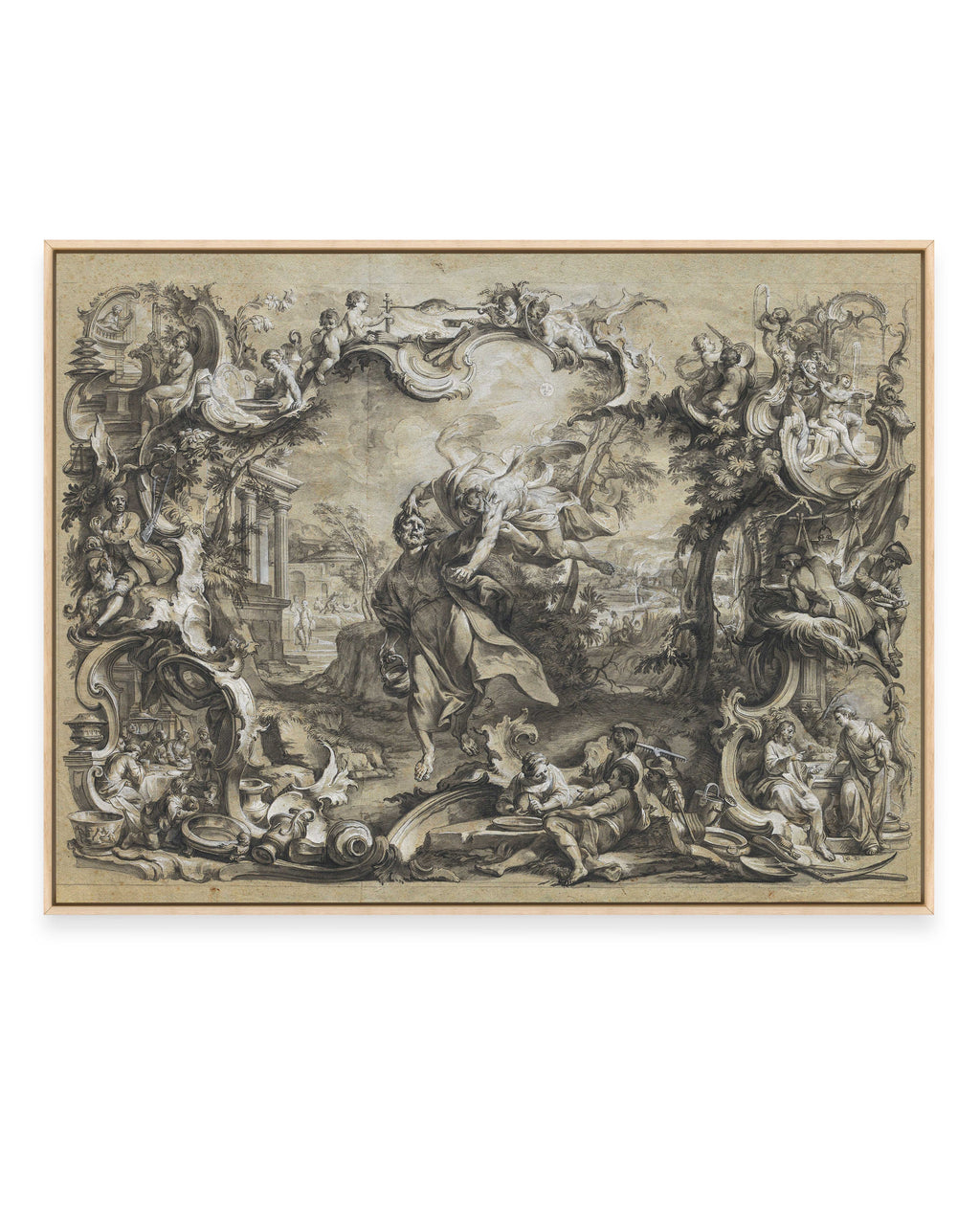 The Angel Carrying Off Habakkuk (1750)