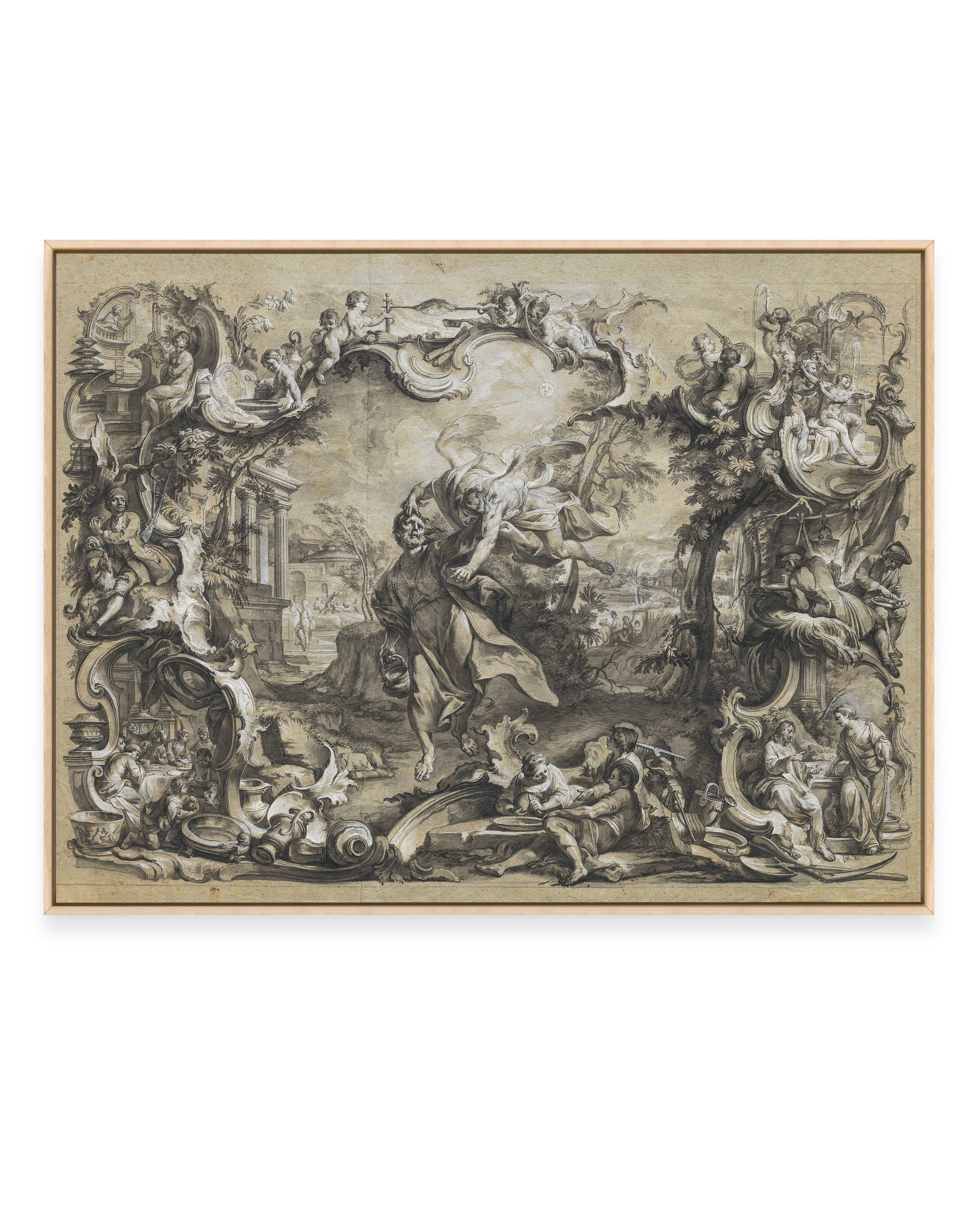 The Angel Carrying Off Habakkuk (1750)