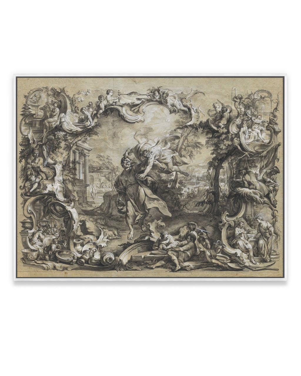 The Angel Carrying Off Habakkuk (1750)