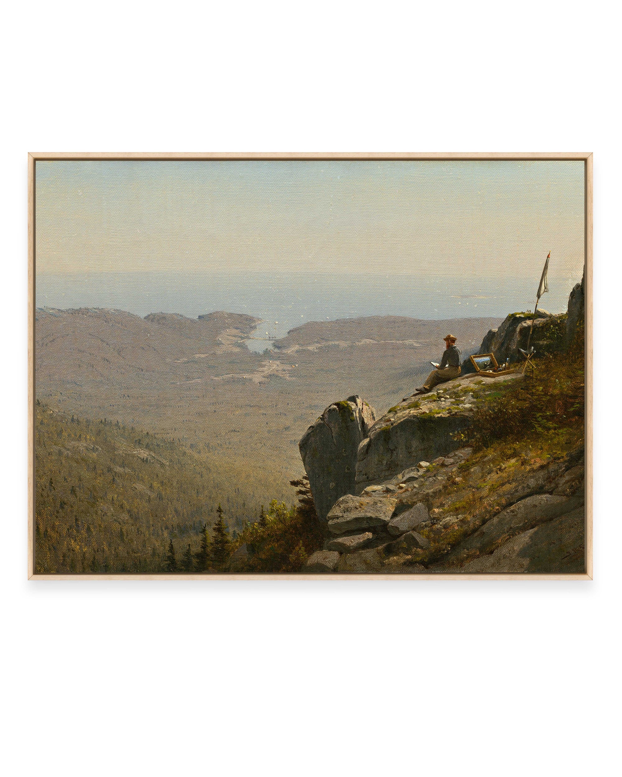 The Artist Sketching at Mount Desert, Maine (1864)